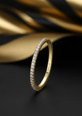 Stellar light paved ring