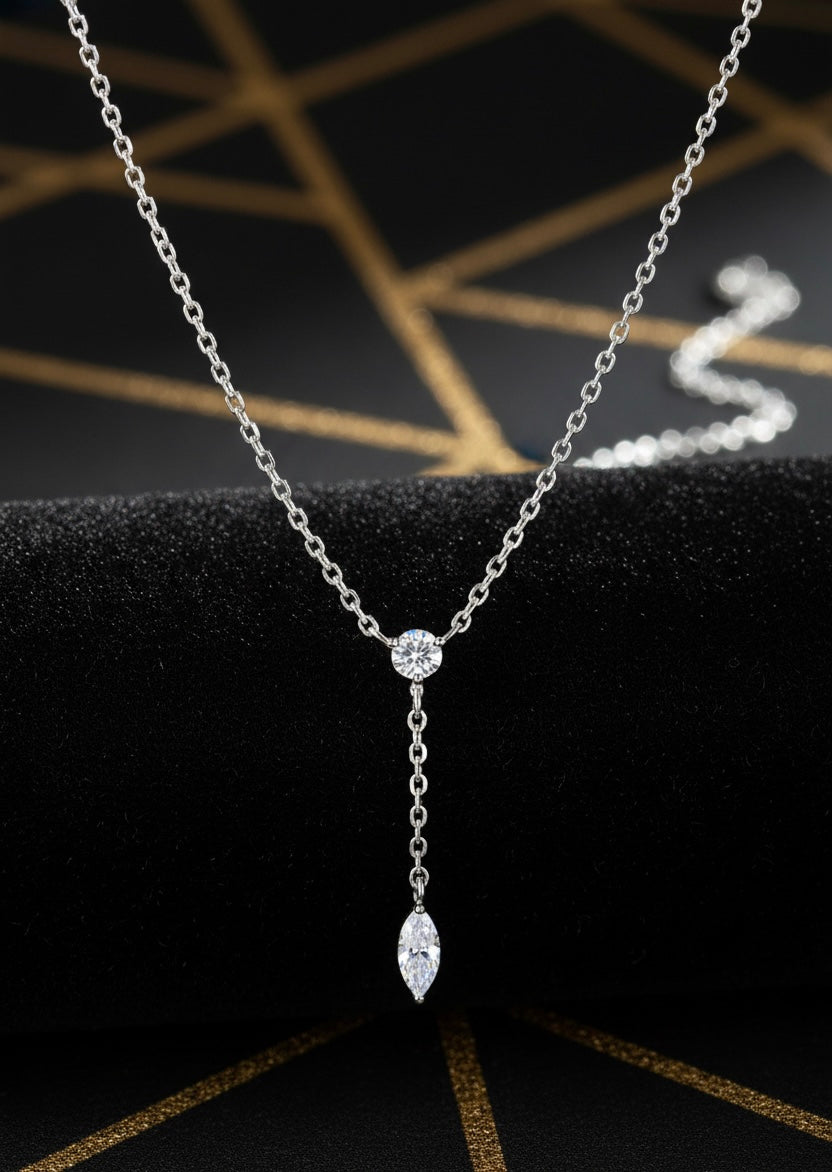 Starfall seam necklace