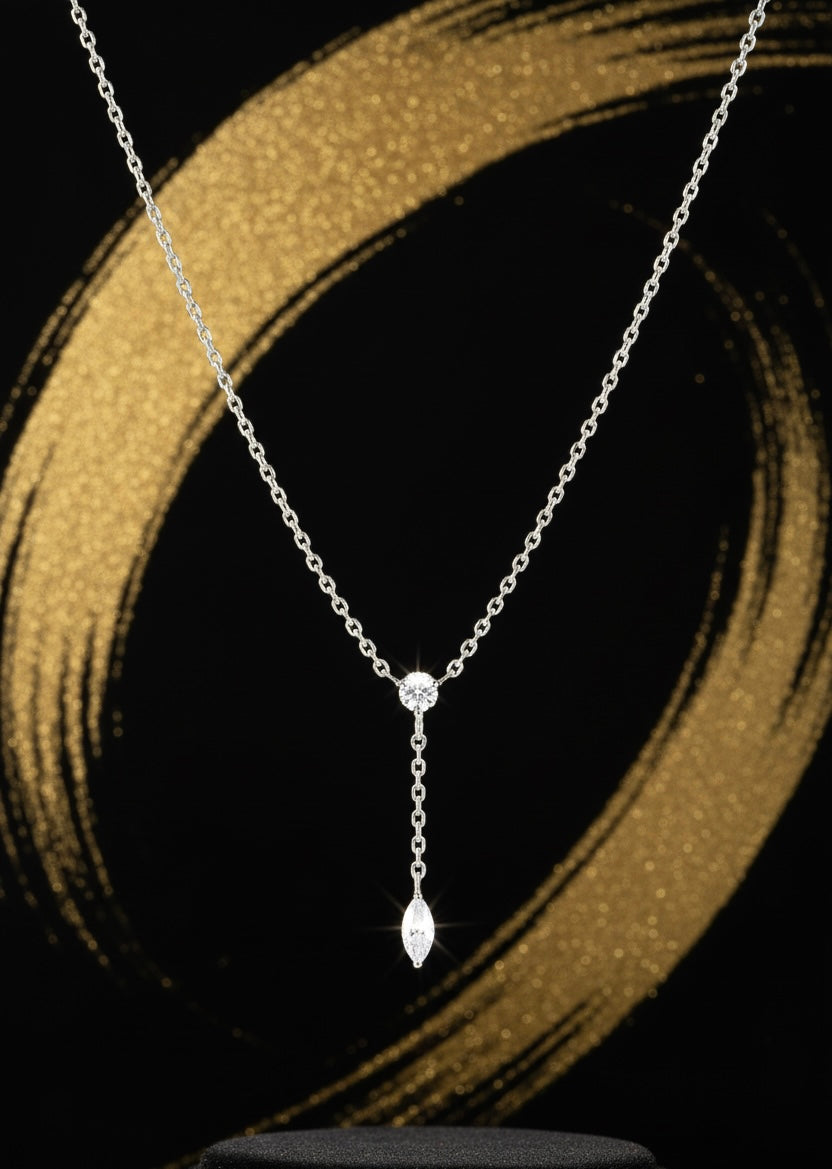 Starfall seam necklace