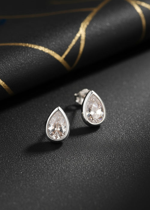 Celestial tear drop earrings