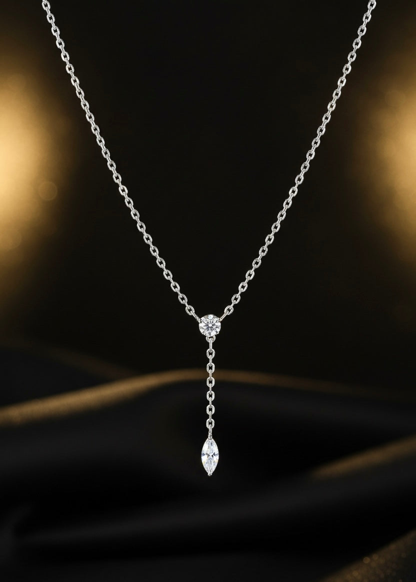 Starfall seam necklace